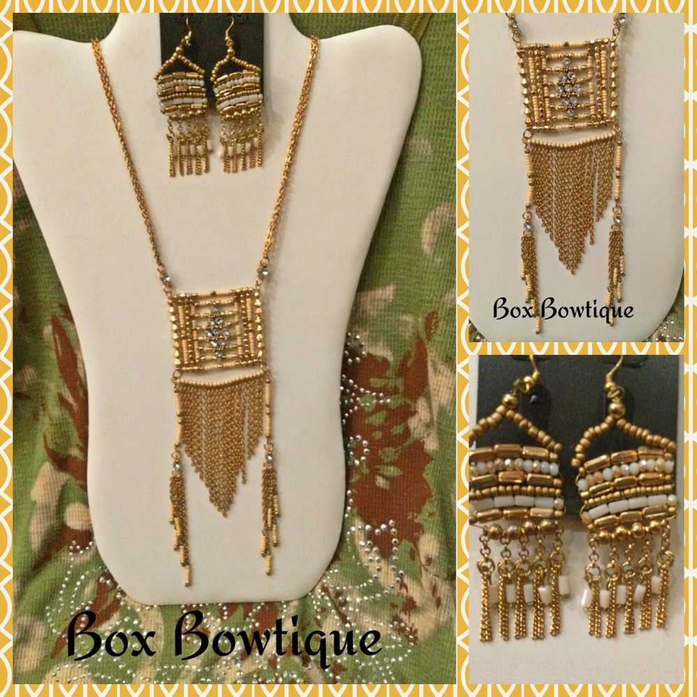 🆕 Elegant Necklace and Earring Set